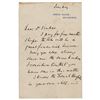 Image 1 : Arthur Sullivan Autograph Letter Signed