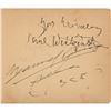 Image 1 : Paul Wittgenstein and Manuel Quiroga Signatures