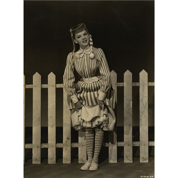 Judy Garland Signed Photograph