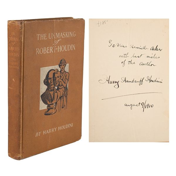 Harry Houdini Signed Book