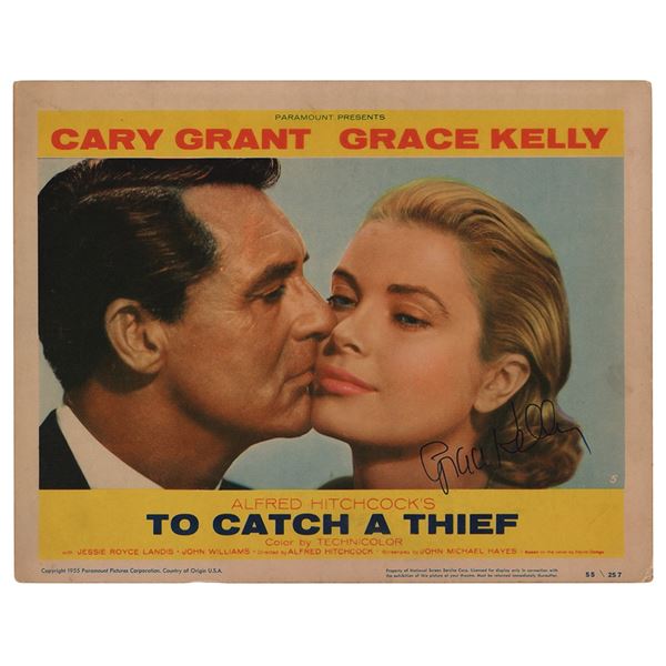 Grace Kelly Signed Lobby Card