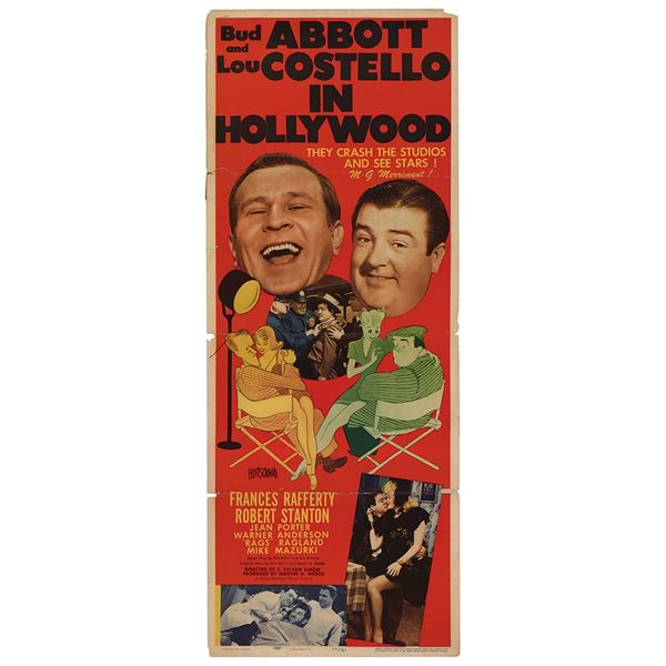 Abbott and Costello: Al Hirschfeld Signed Poster