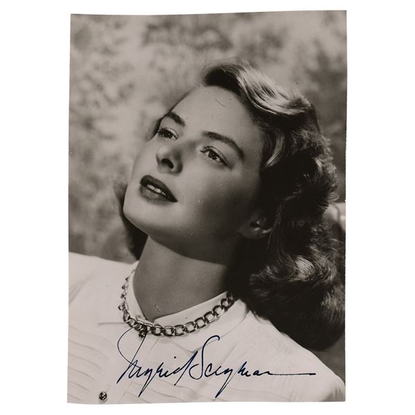 Ingrid Bergman Signed Photograph