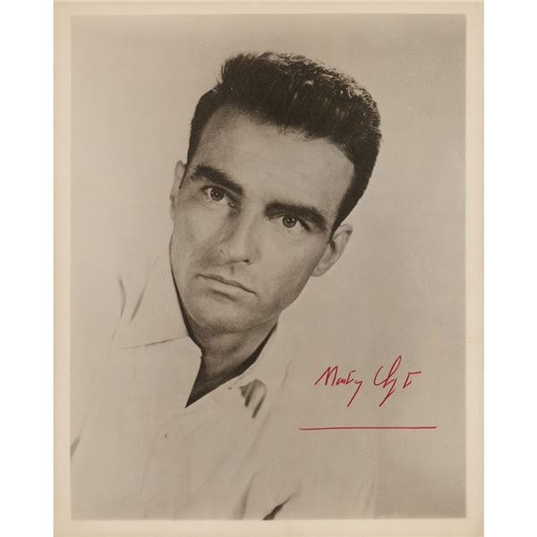 Montgomery Clift Signed Photograph