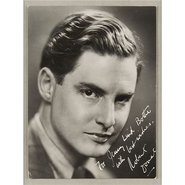 Robert Donat (2) Signed Photographs