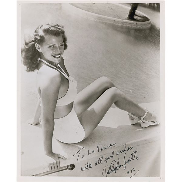 Rita Hayworth Signed Photograph