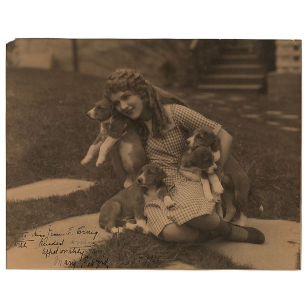 Mary Pickford Signed Photograph