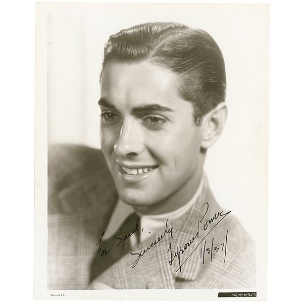 Tyrone Power Signed Photograph