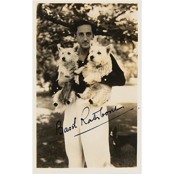 Basil Rathbone Signed Photograph