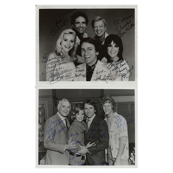 Three's Company and Three's a Crowd (2) Signed Photographs