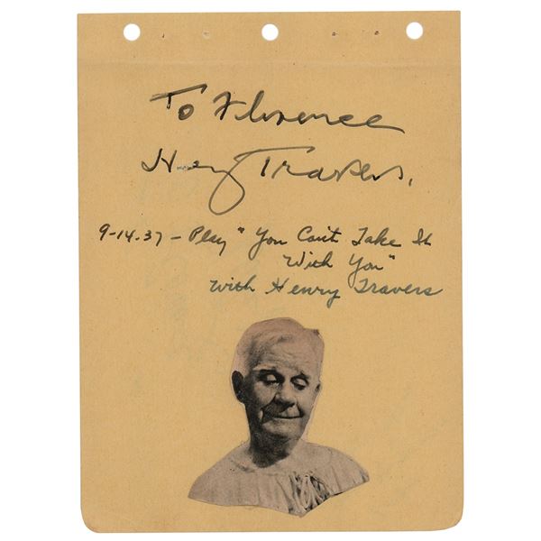 Henry Travers Signature