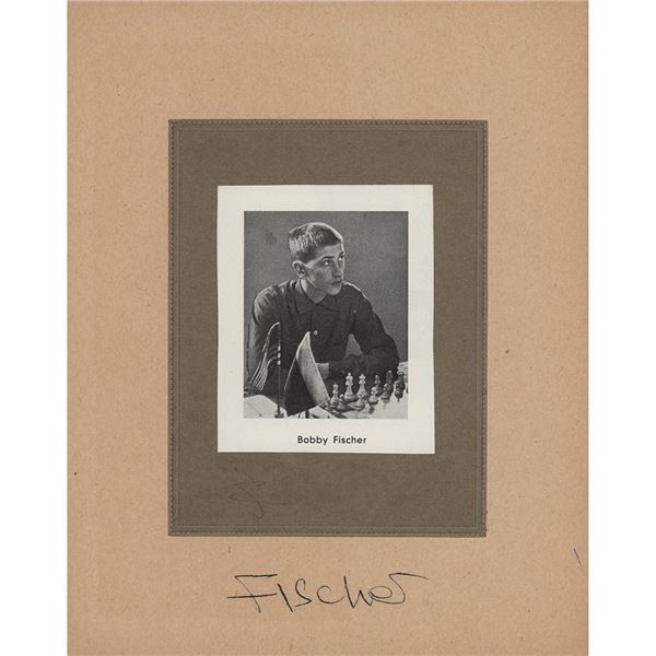 Bobby Fischer and Chess Champions (4) Signed Photographs