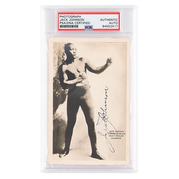 Jack Johnson Signed Photograph