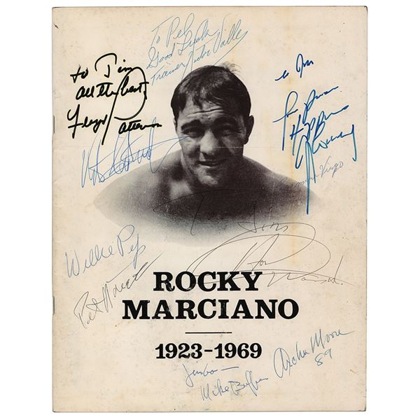 Boxing Greats Multi-Signed Program