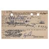 Image 1 : Sugar Ray Robinson Document Signed