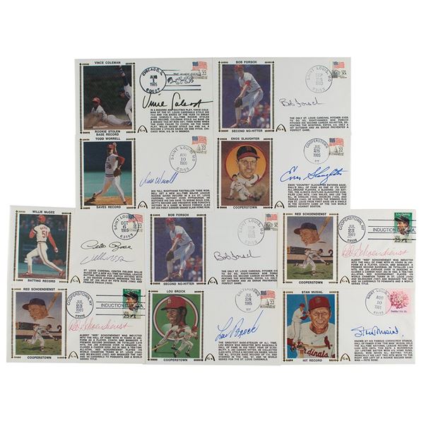 St. Louis Cardinals (10) Signed Covers