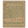 Image 2 : Lloyd Waner Signed 1934 Diamond Stars #16 Baseball Card