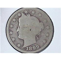 1899 Liberty "V" Nickel
