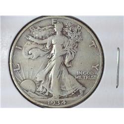 1934 Walking Liberty Half Dollar