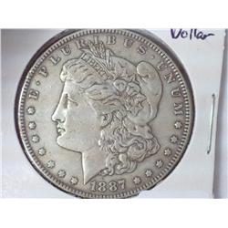1887 Morgan Silver Dollar