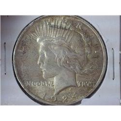 1924 Peace Silver Dollar