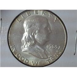 1963 Franklin Half Dollar (UNC)