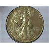 Image 1 : 1946 Gold Plated Walking Liberty Half Dollar
