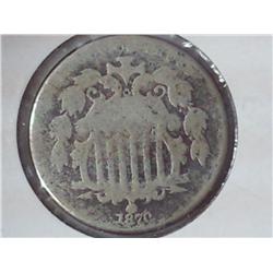 1870 Shield Nickel