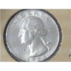1964-D Washington Quarter (Filled D)