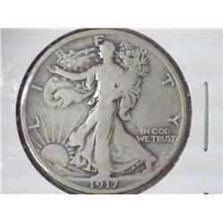 1917 Walking Liberty Half Dollar