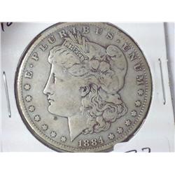 1884-O Morgan Silver Dollar