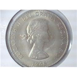 1965 Great Britian Churchill Crown (UNC)