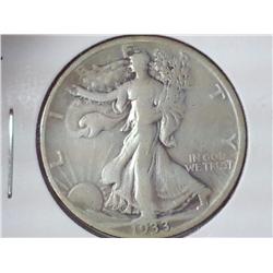 1933-S Walking Liberty Half Dollar