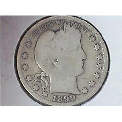 1899-S Barber Quarter