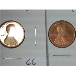 1989-S And 1996-S Lincoln (Cents Proof)