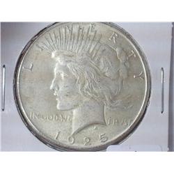 1925 Peace Silver Dollar