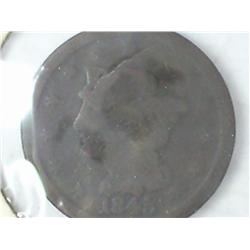 1845 US Large Cent