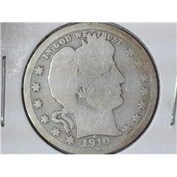 1910 Barber Quarter