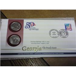 1999 Georgia US MInt First Day Cover