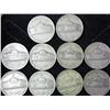 Image 2 : 10 Assorted Jefferson War Nickels (35% Silver)