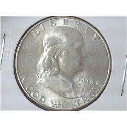 1948-D Franklin Half Dollar