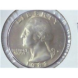 1982-D Washington Quarter (Choice BU)