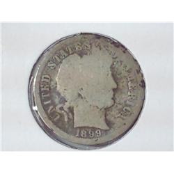 1899-O Barber Dime
