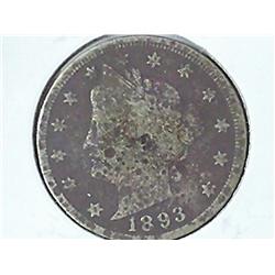 1893 Liberty "V" Nickel (Dark)