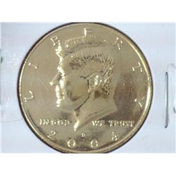 2004-D Gold Plated Kennedy Half Dollar