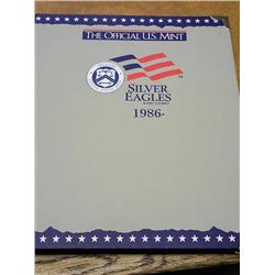 Harris Album 1986-07 ASE (UNC) 22 Coins, W/1996