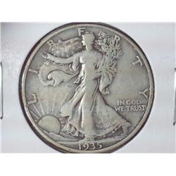 1935-D Walking Liberty Half Dollar