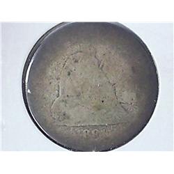 1891 Seated Liberty Quarter