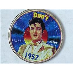 Elvis Colorized 2002 Mississippi Quarter