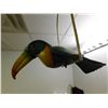 Image 2 : Large Vintage Paper Mache Toucan Tropical Bird of Paradise
